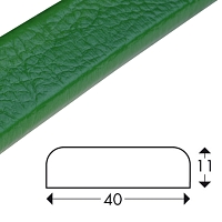 Ochranný profil 15, zelená, 4 cm × 1,1 cm × 100 cm